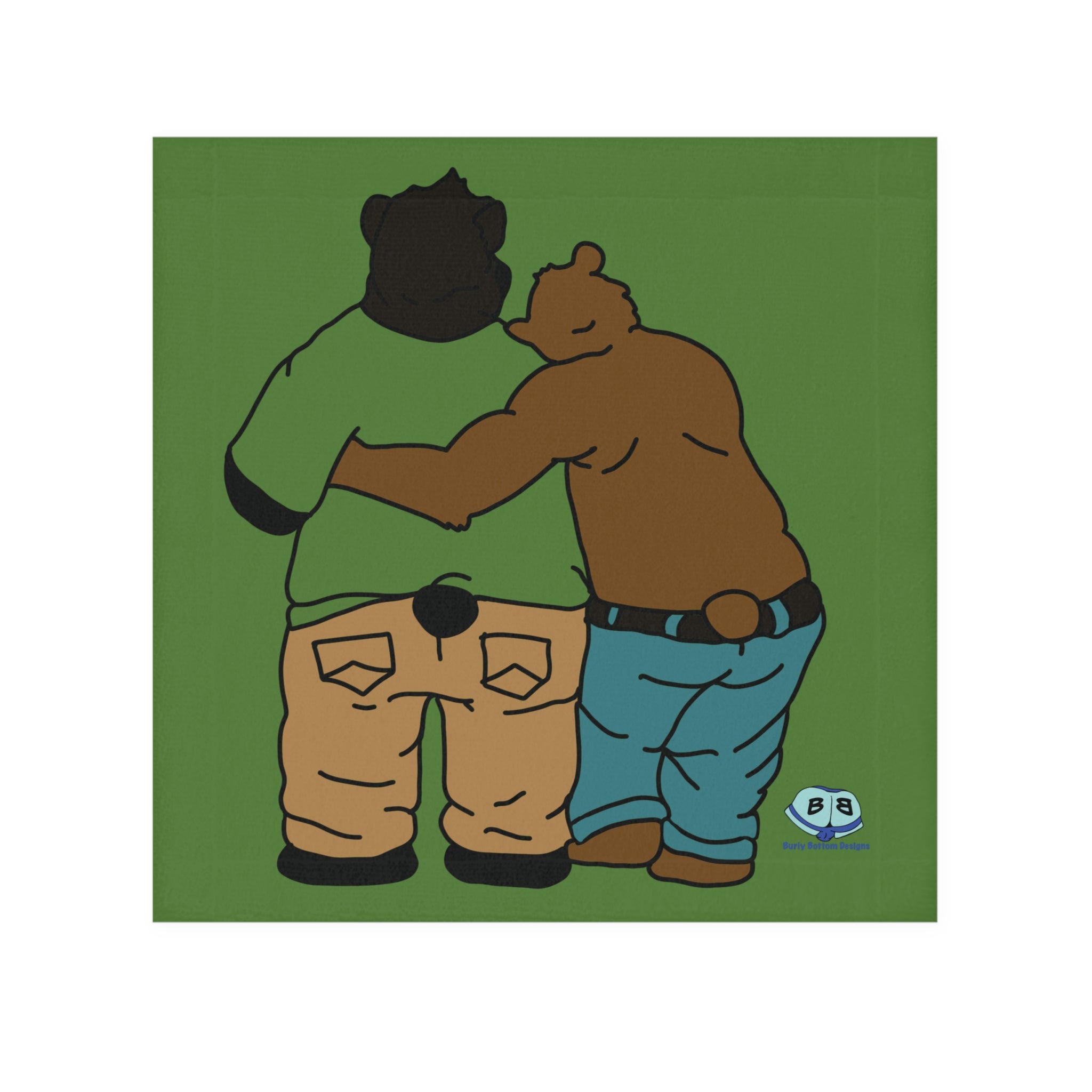 Cum Rag - Two Bears from Behind
