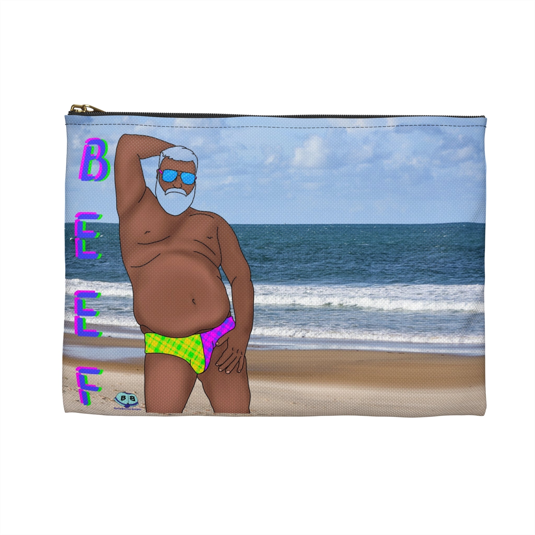 Zipper Gear Pouch - Beef