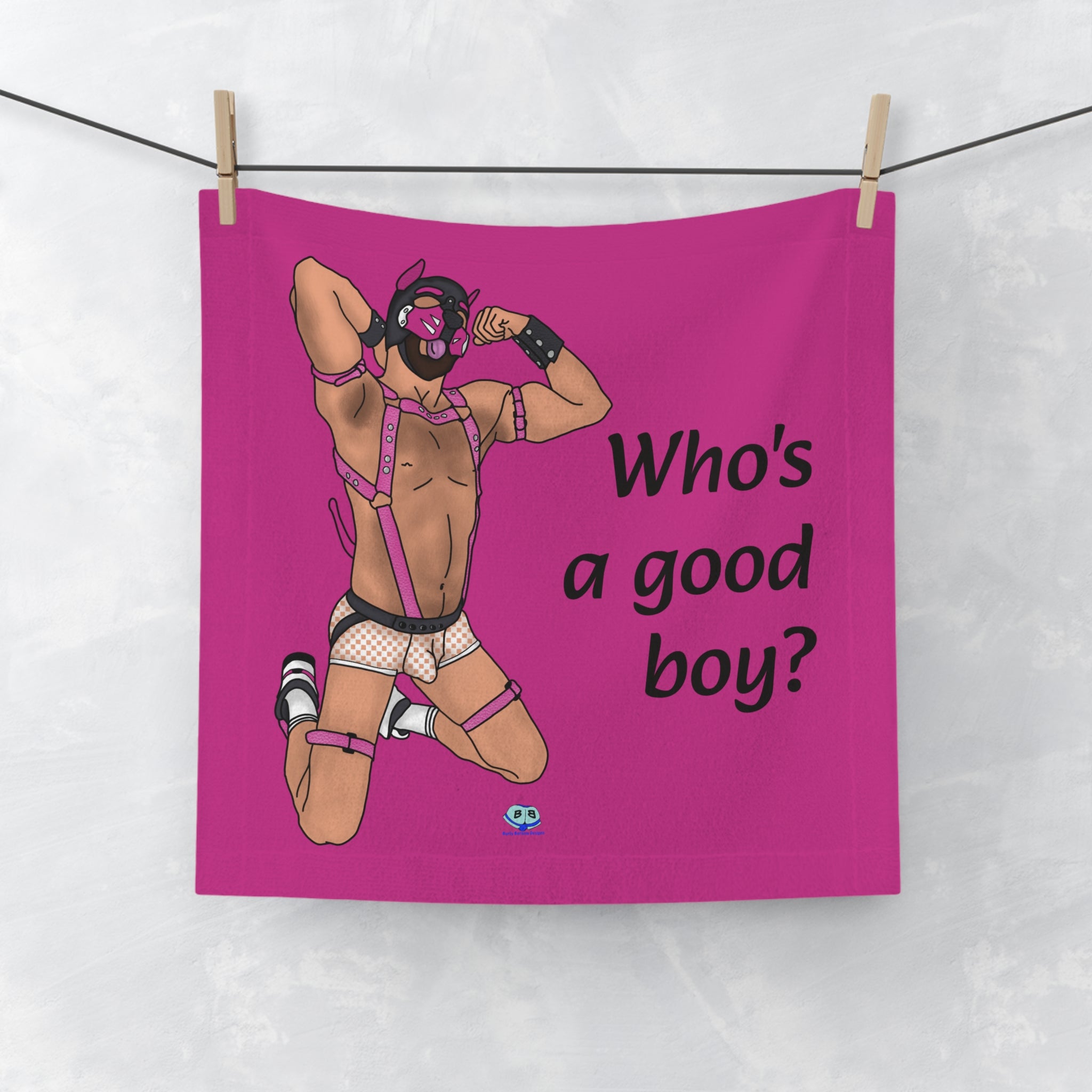 Cum Rag - Who's a Good Boy? (Pink)