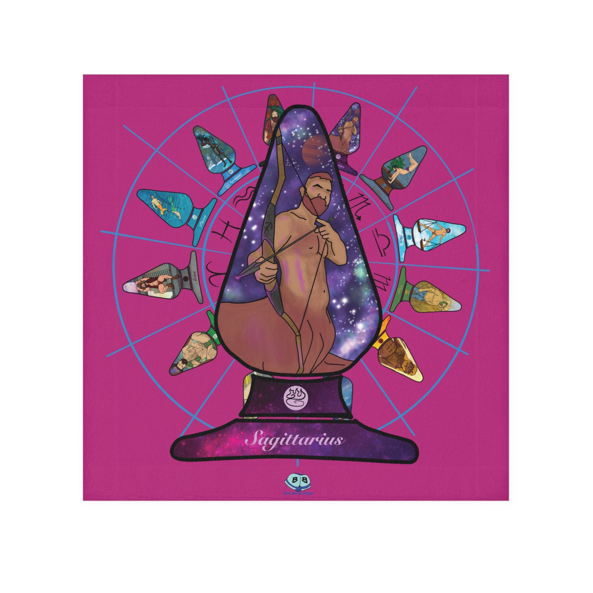 Cum Rag - Zodiac Butt Plug: Sagittarius