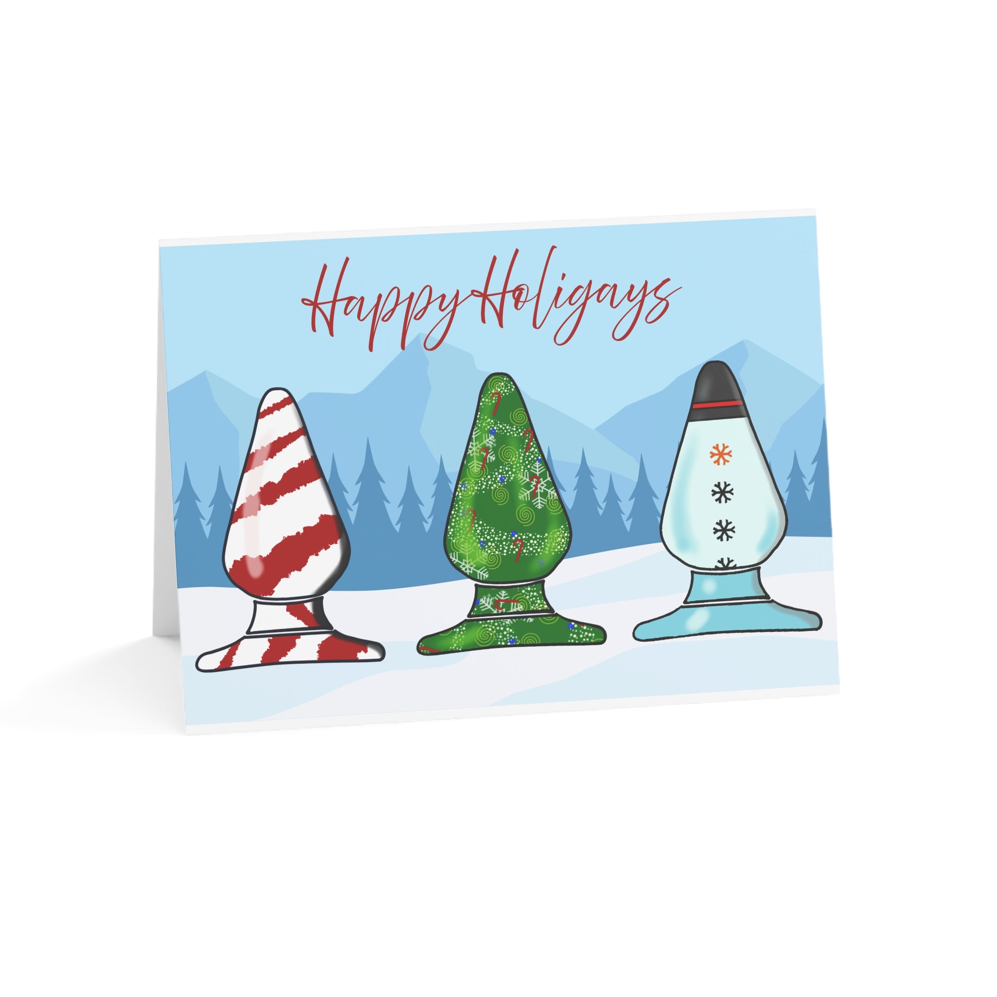 Greeting Cards (10, 30, and 50pcs) - Holiday Butt Plugs