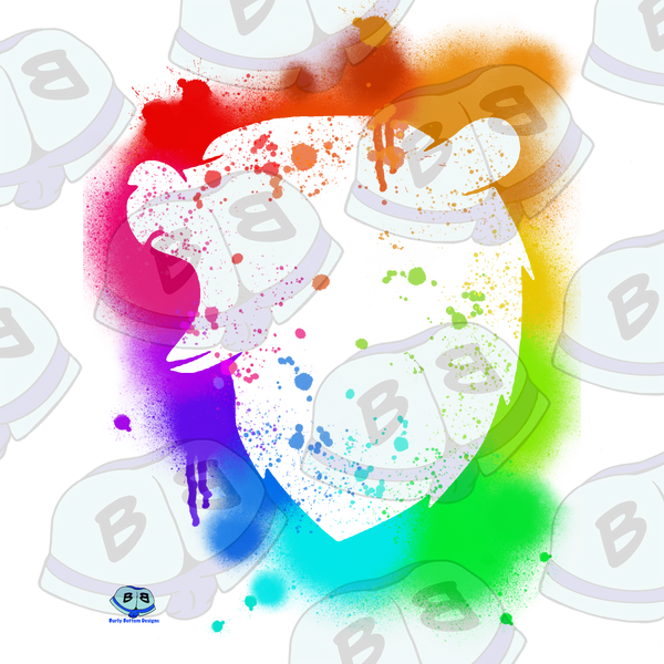 Bear Paint Rainbow