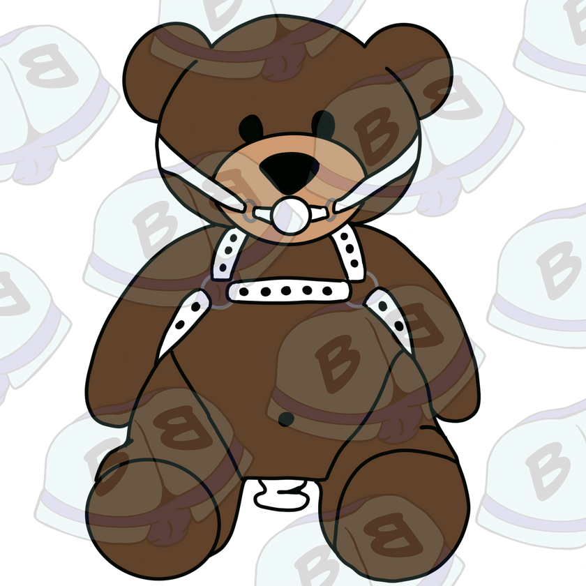 Gagged Teddy Bear (Butt Plug)