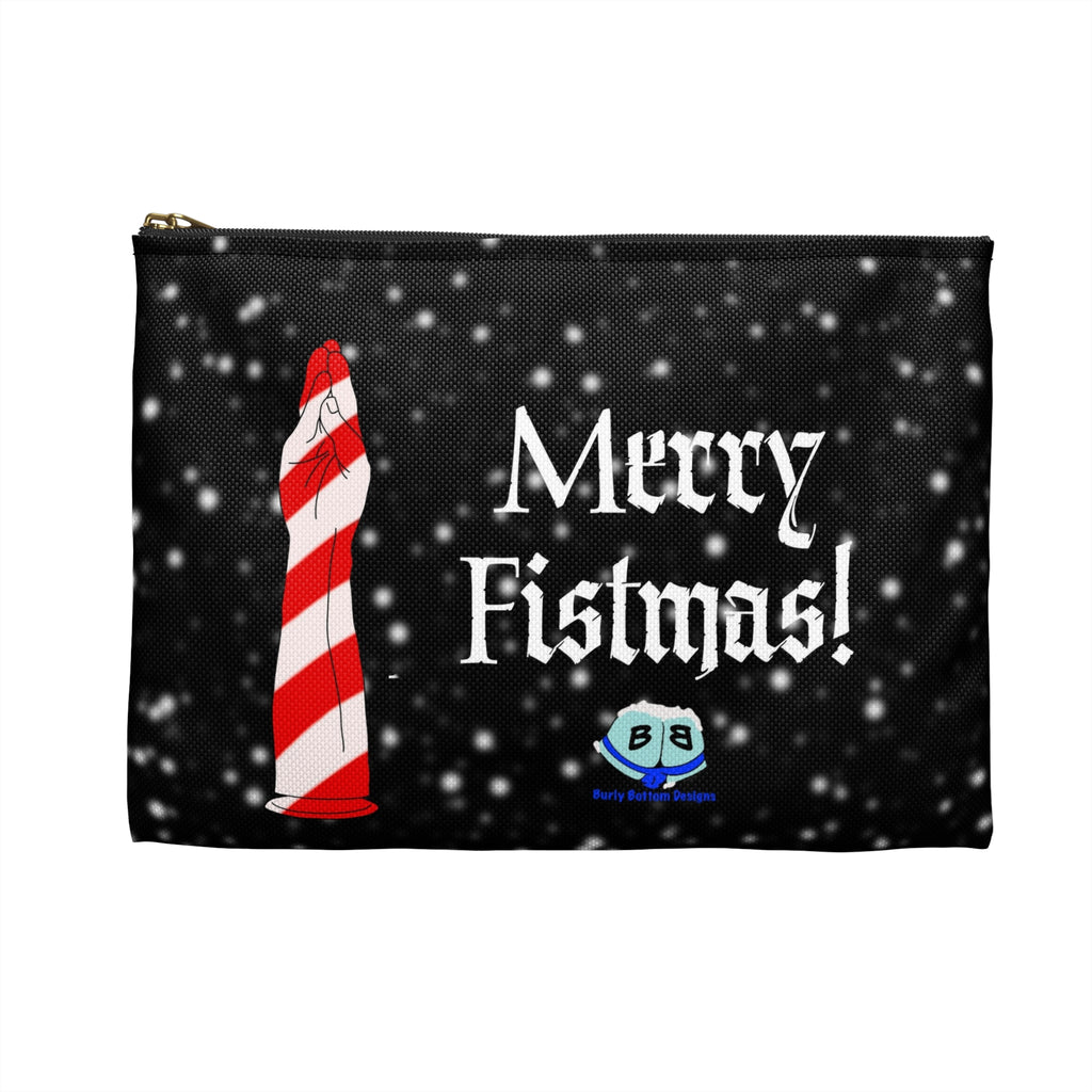 Zipper Gear Pouch - Merry Fistmas