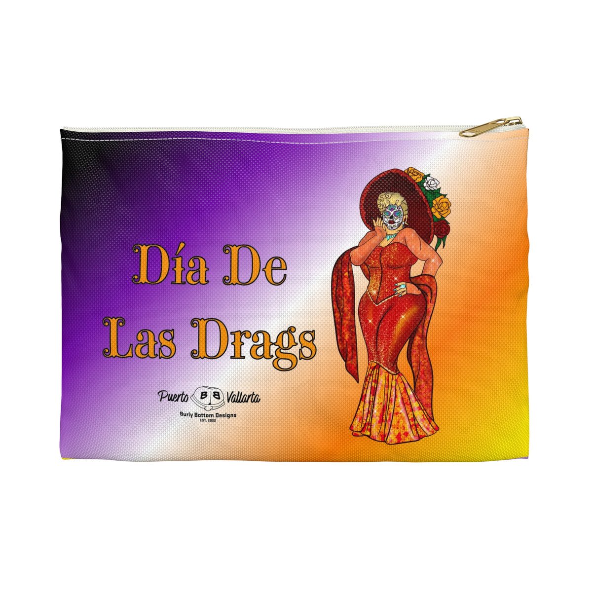 Zipper Gear Pouch - Día De Las Drags
