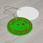 Ceramic Ornament - Naughty List Approved