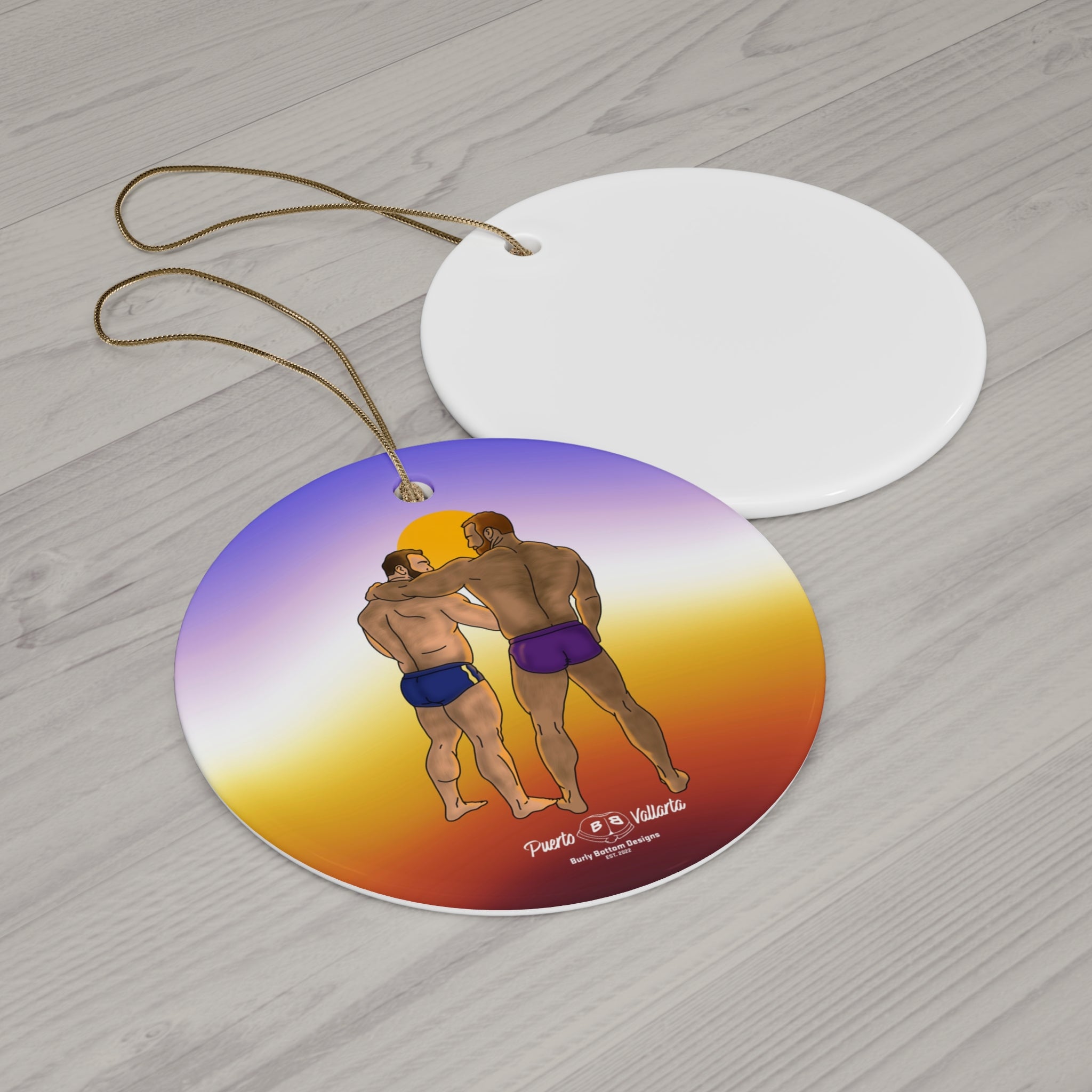 Ceramic Ornament -  Sunset