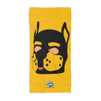 Beach Towel - Pup Mask (Yellow)