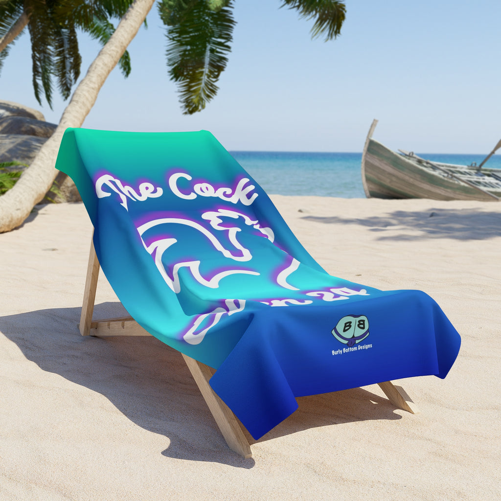 Beach Towel - The Cock Open 24/7