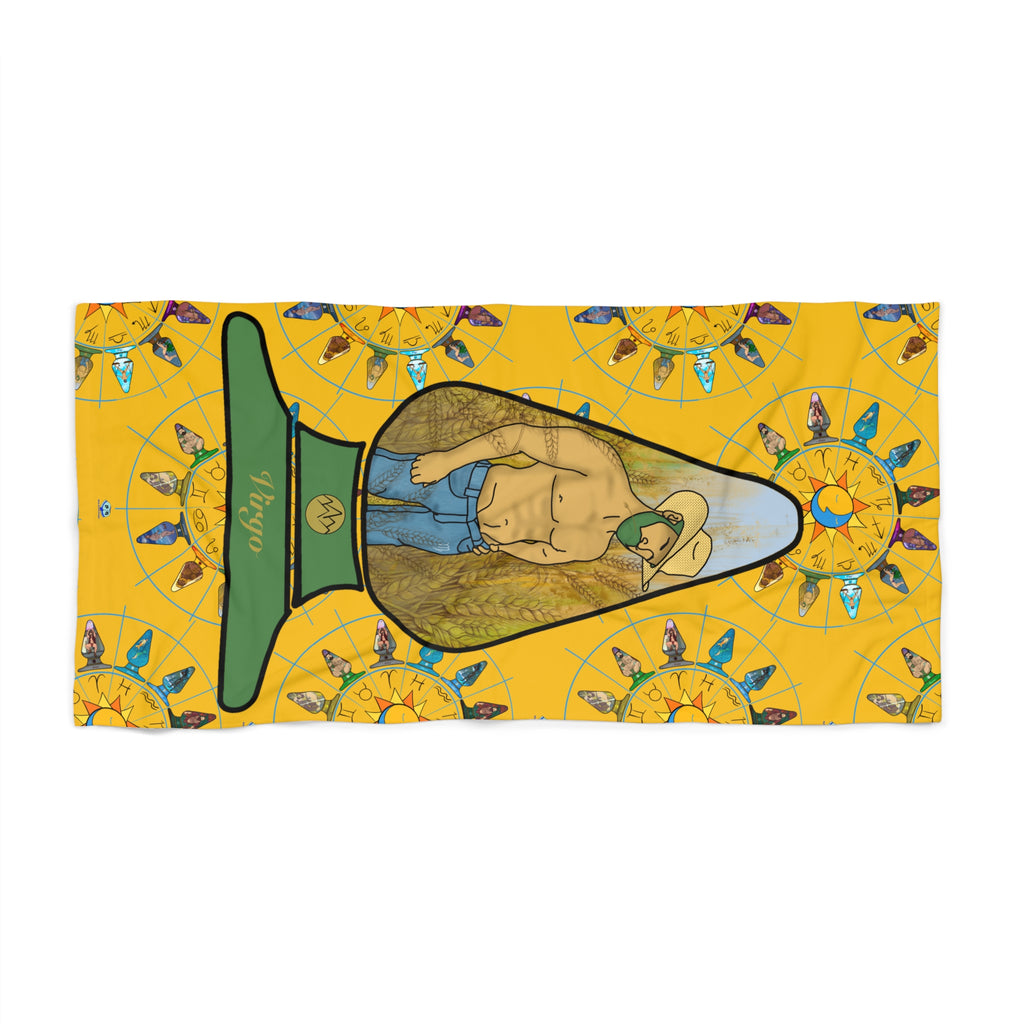 Beach Towel - Zodiac Butt Plug: Virgo