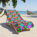 Beach Towel - Color Block Dudes