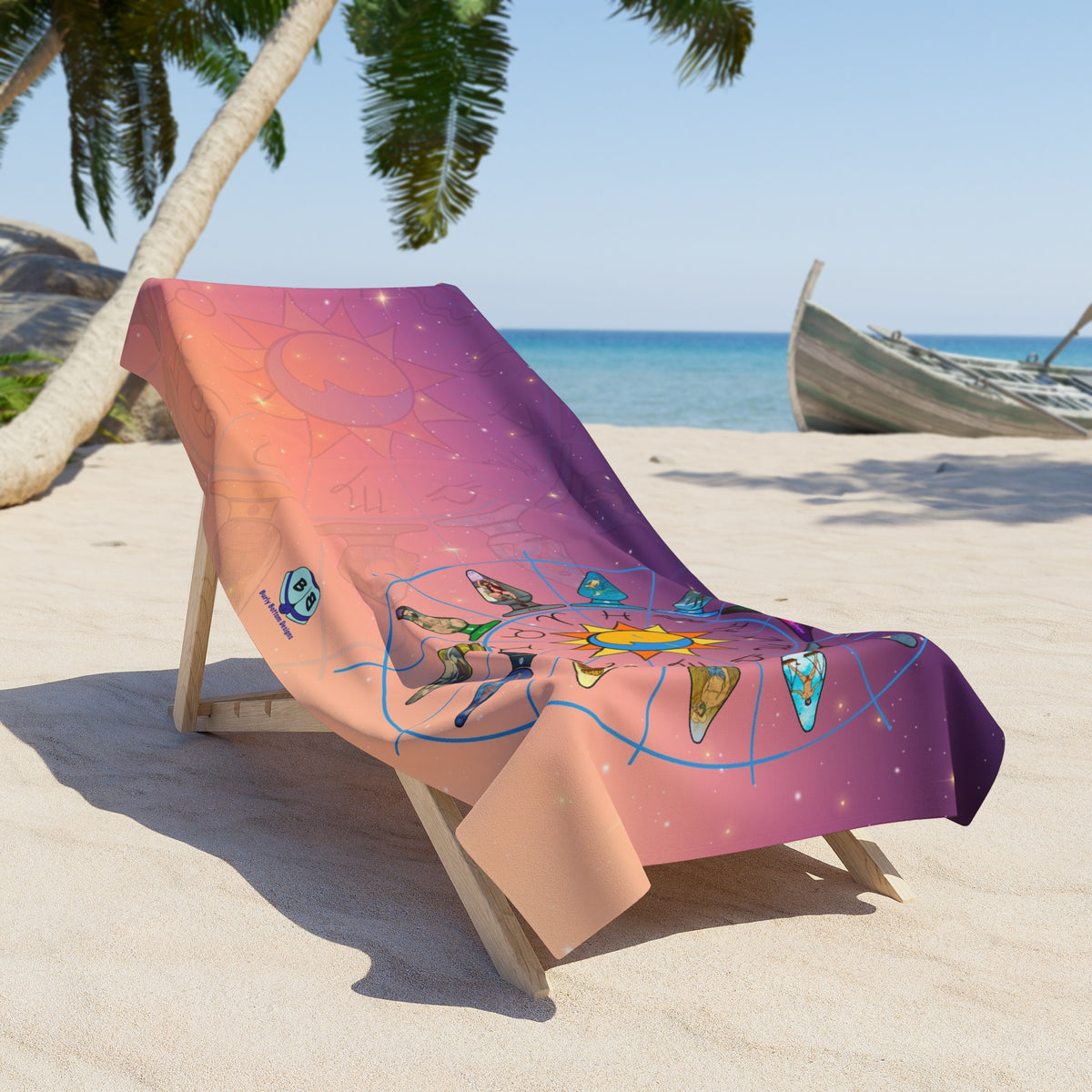 Beach Towel - Zodiac Butt Plug: Calendar