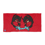 Beach Towel - Tug of War (Red)