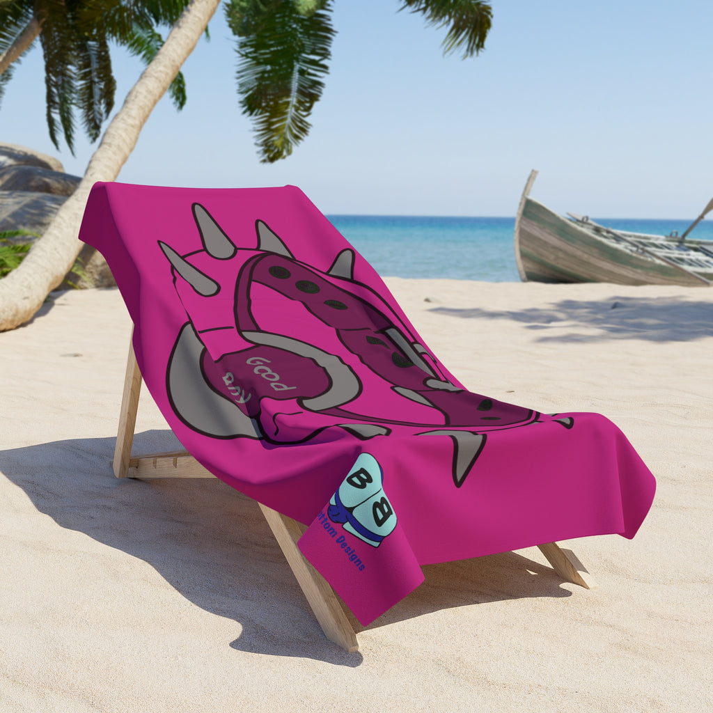 Beach Towel - Spiked Collar