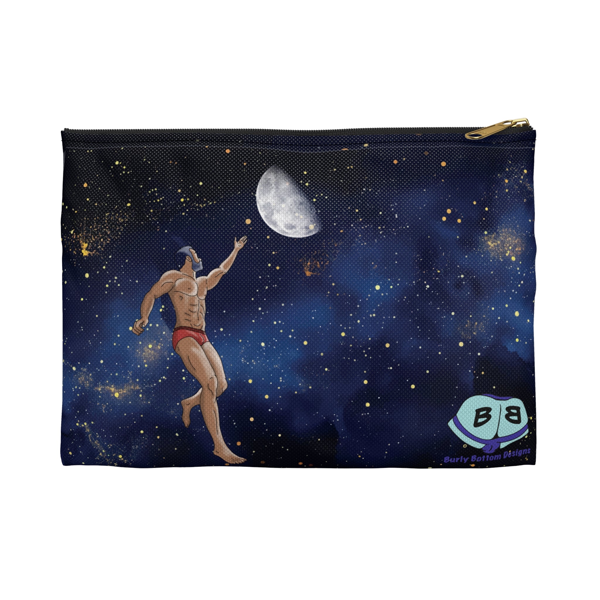 Zipper Gear Pouch - Drawn to Moonlight