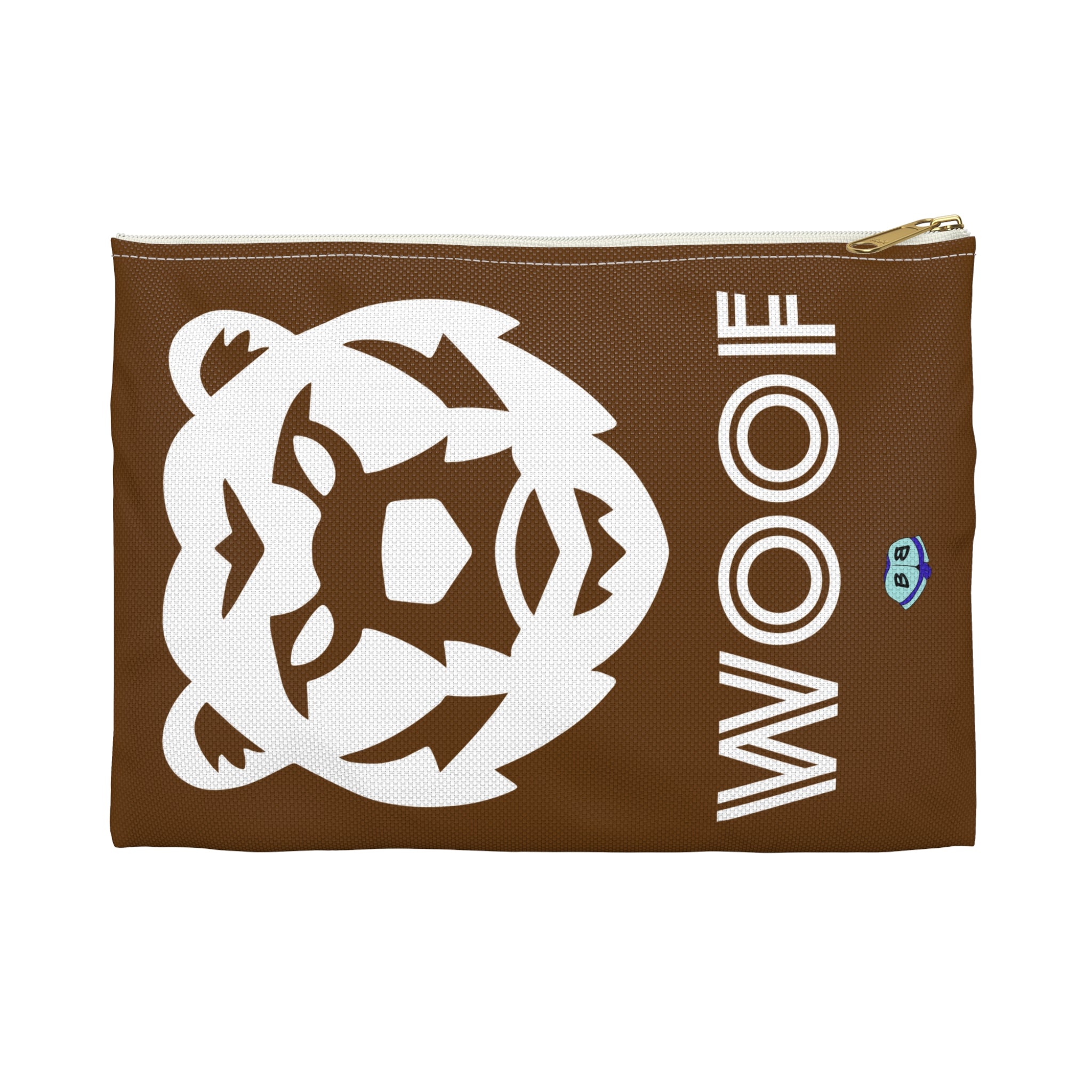 Zipper Gear Pouch - Geometric Bear