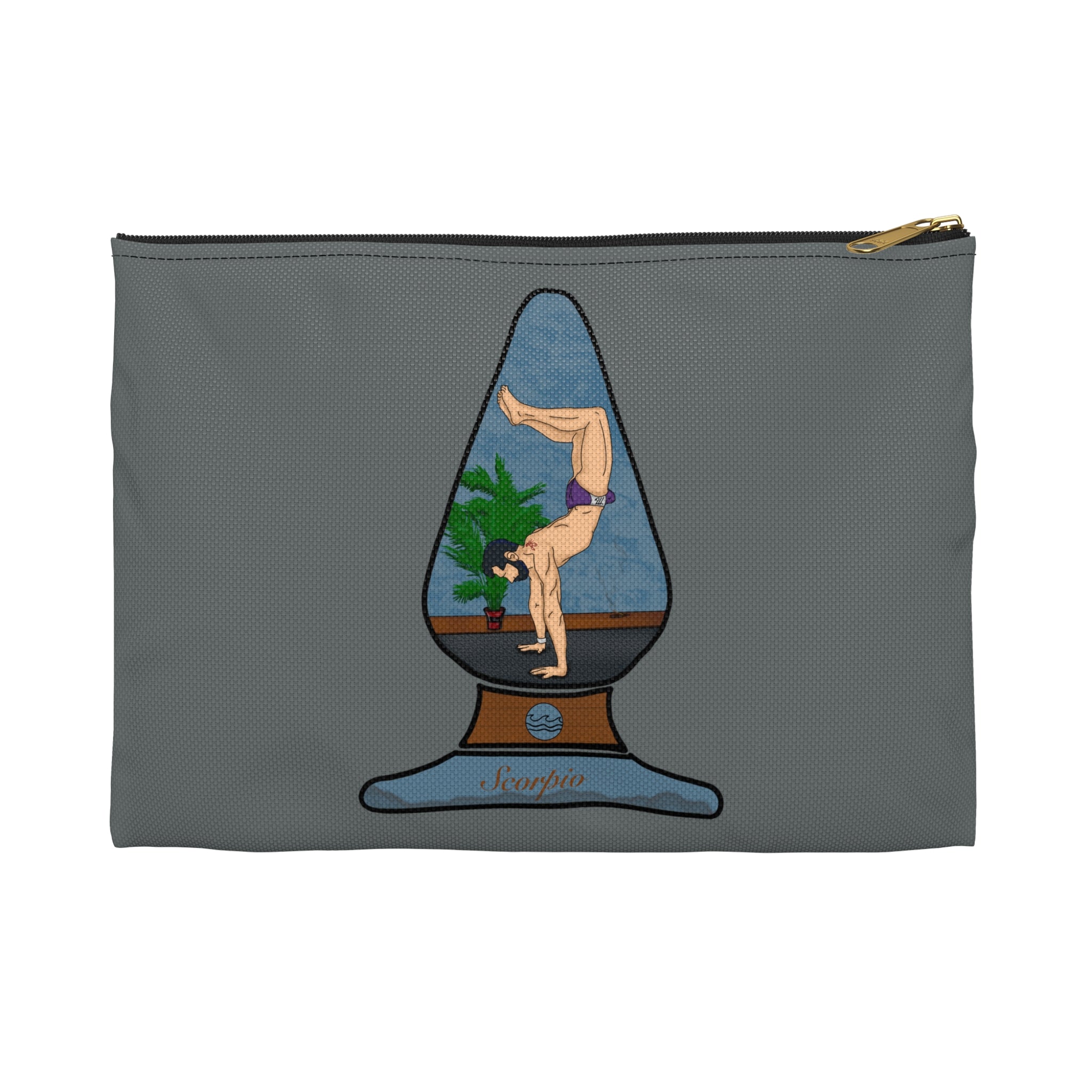 Zipper Gear Pouch - Zodiac Butt Plug: Scorpio