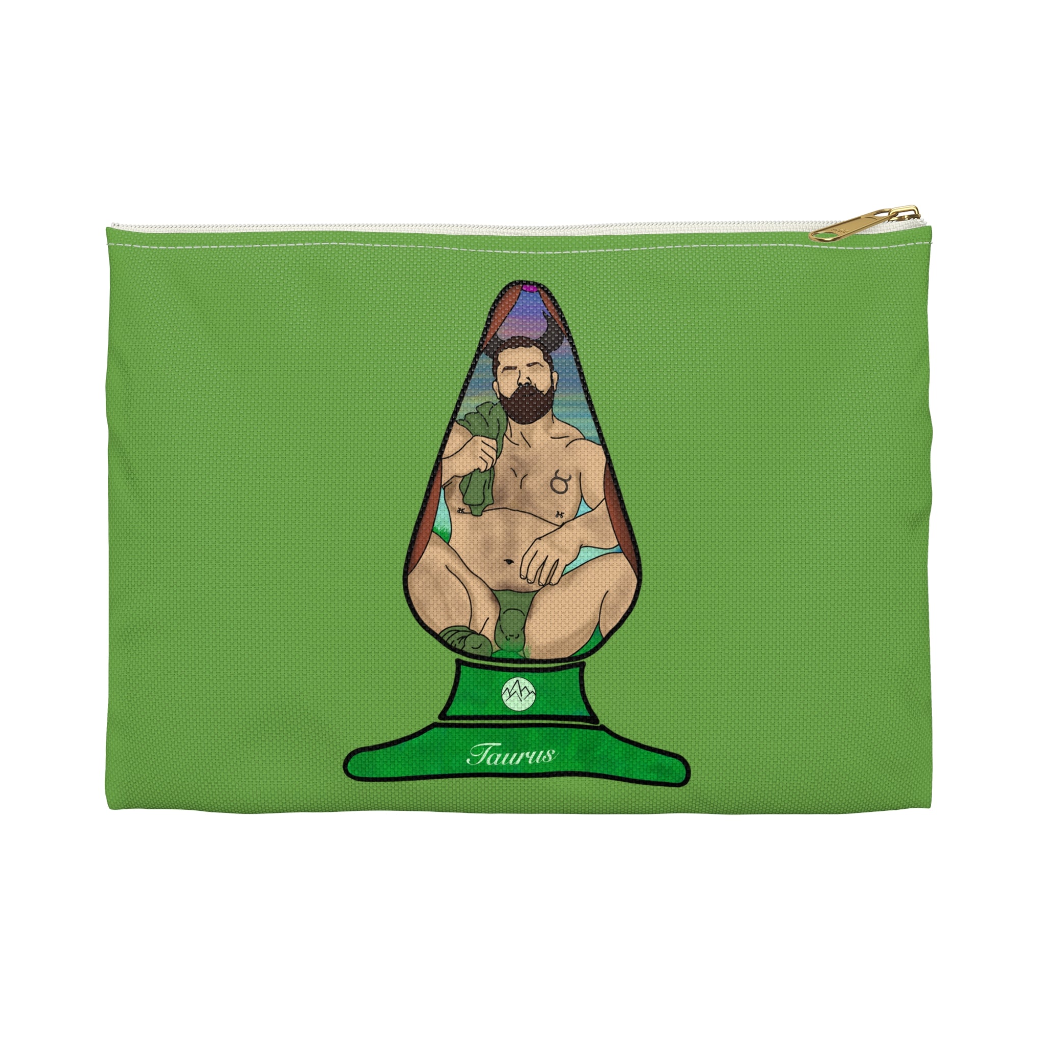 Zipper Gear Pouch - Zodiac Butt Plug: Taurus