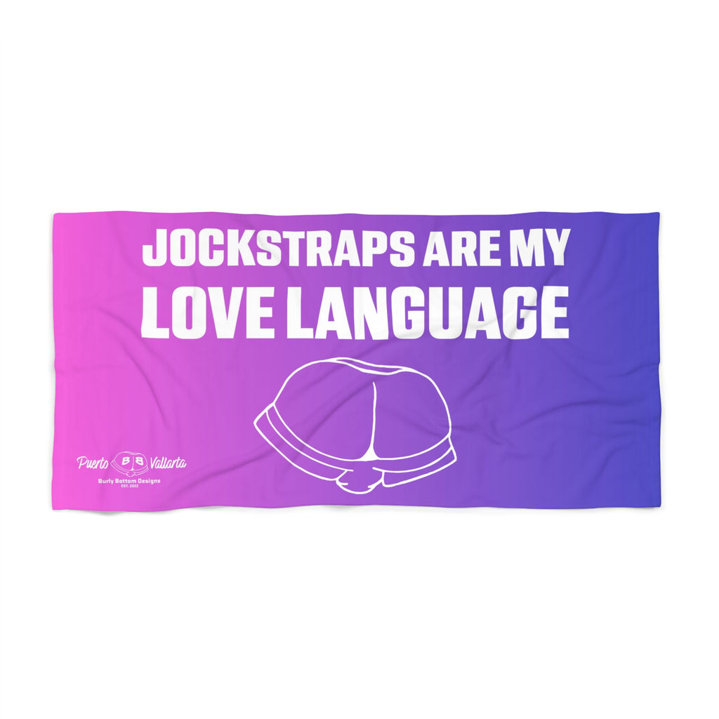 Beach Towel - Jockstraps Are My Love Language