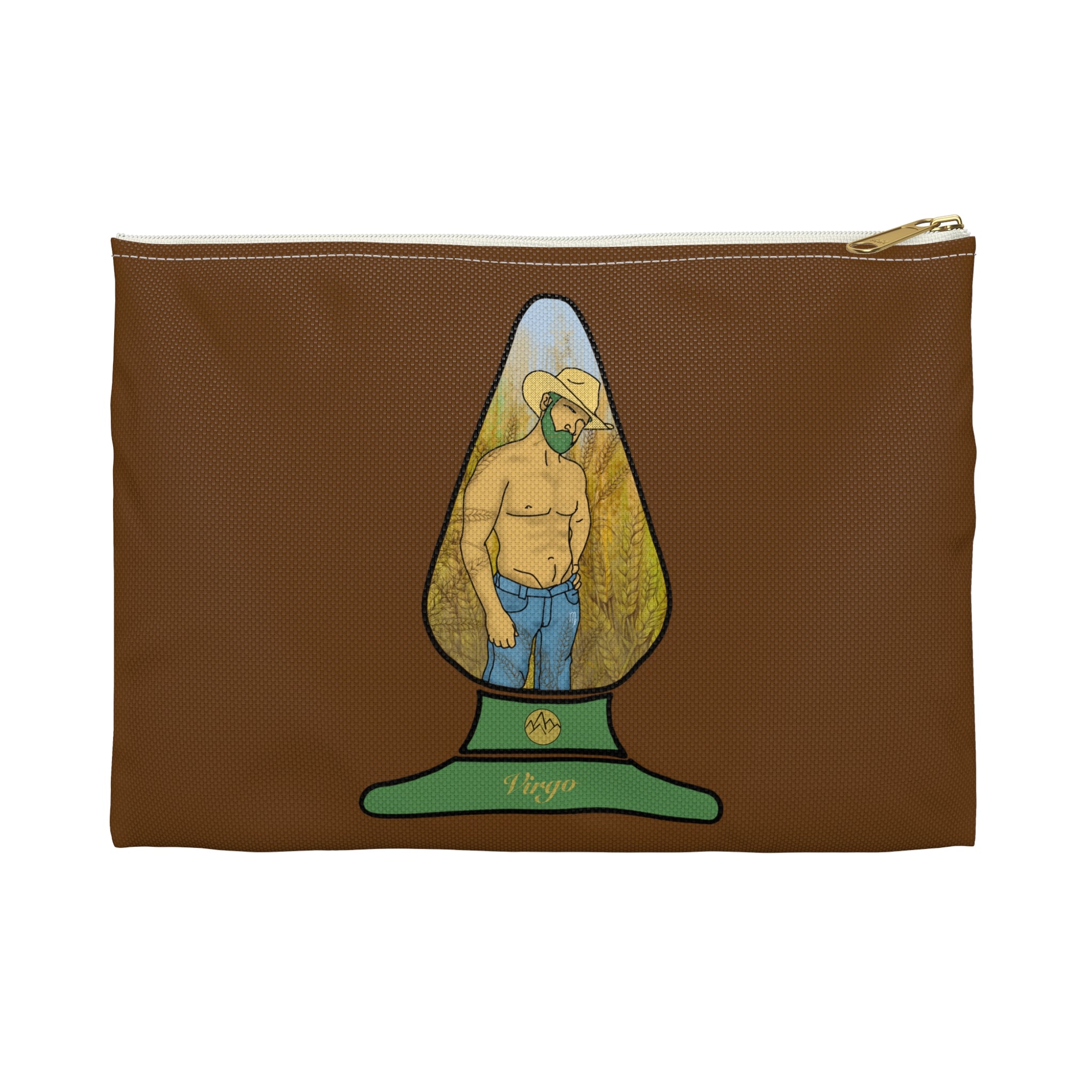 Zipper Gear Pouch - Zodiac Butt Plug: Virgo