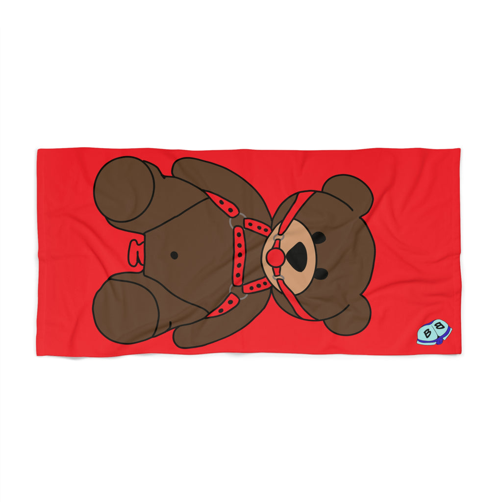 Beach Towel - Gagged Teddy Bear (Butt Plug)