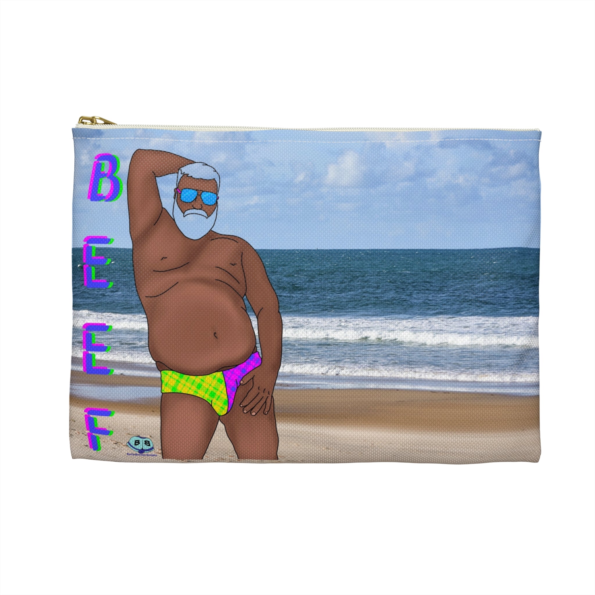 Zipper Gear Pouch - Beef