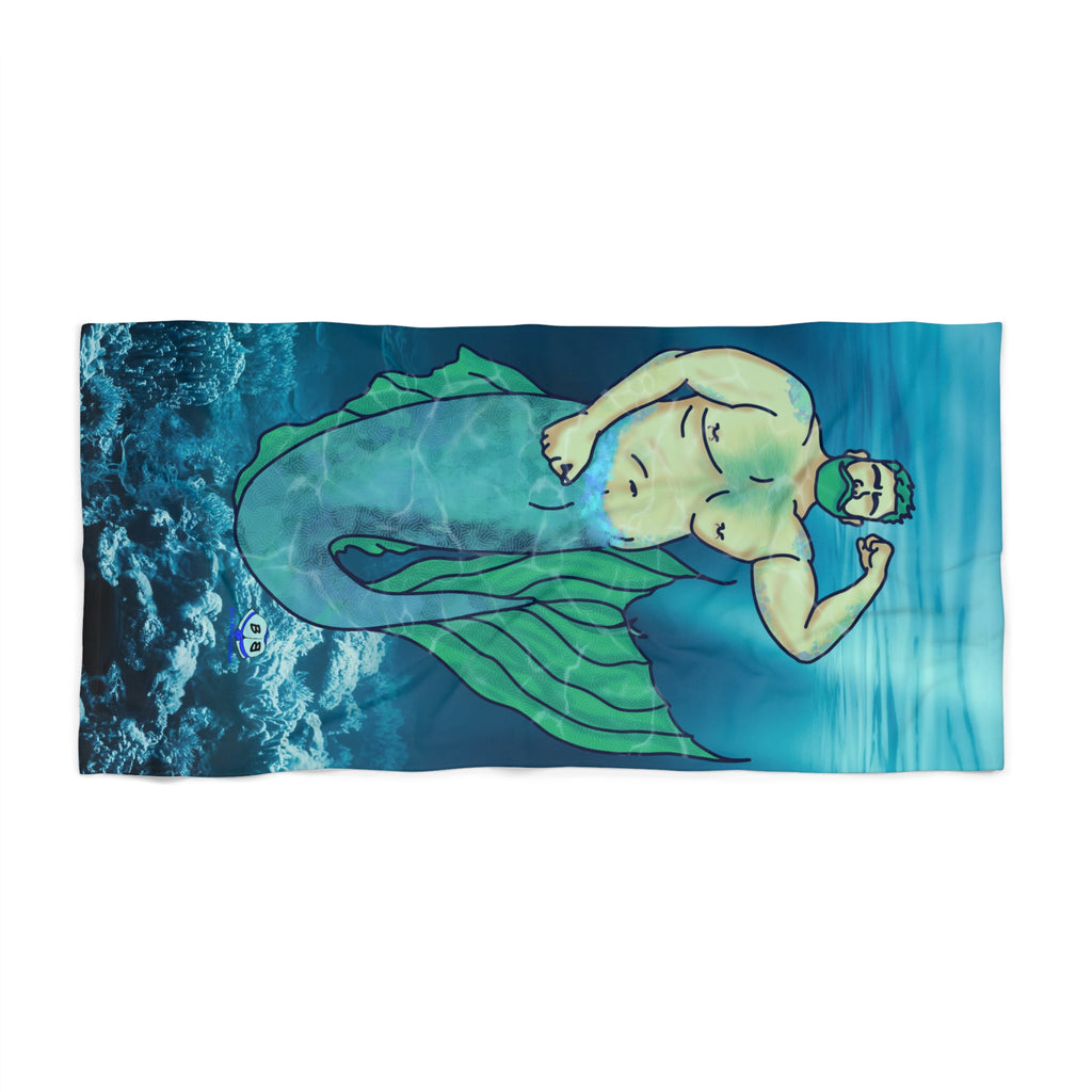 Beach Towel - MerCub Green