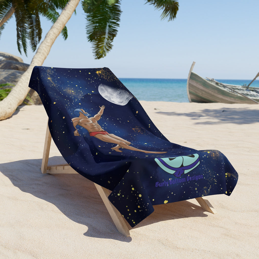 Beach Towel - Drawn to Moonlight