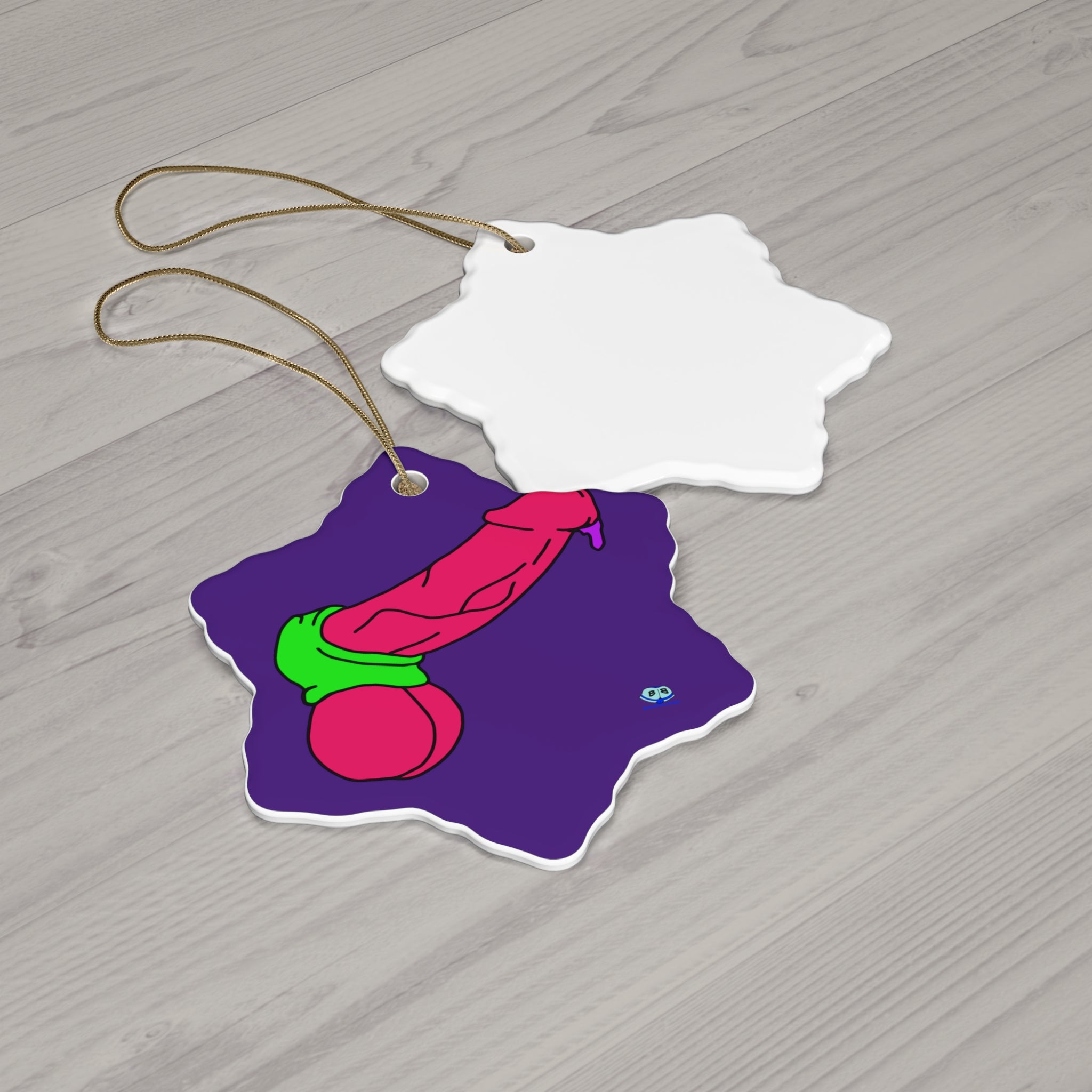 Ceramic Ornament - Cock and Ball Stretcher Pop Art
