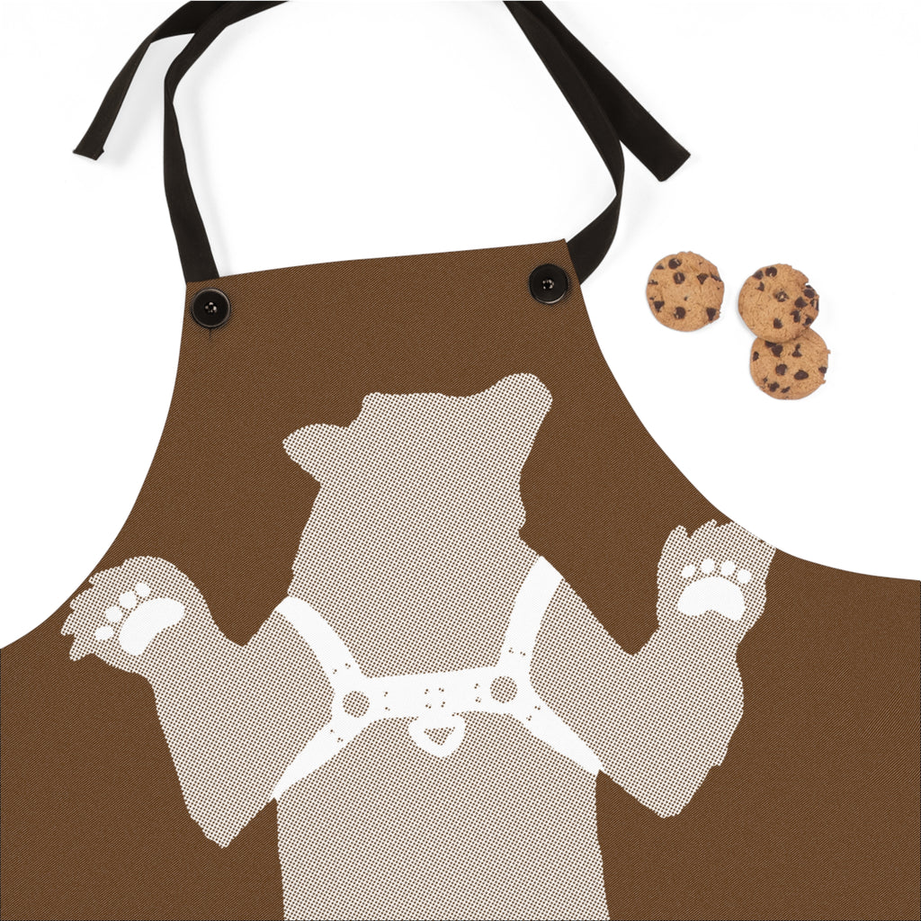 Apron - Leather Bear