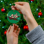 Ceramic Ornament - Bear Skin
