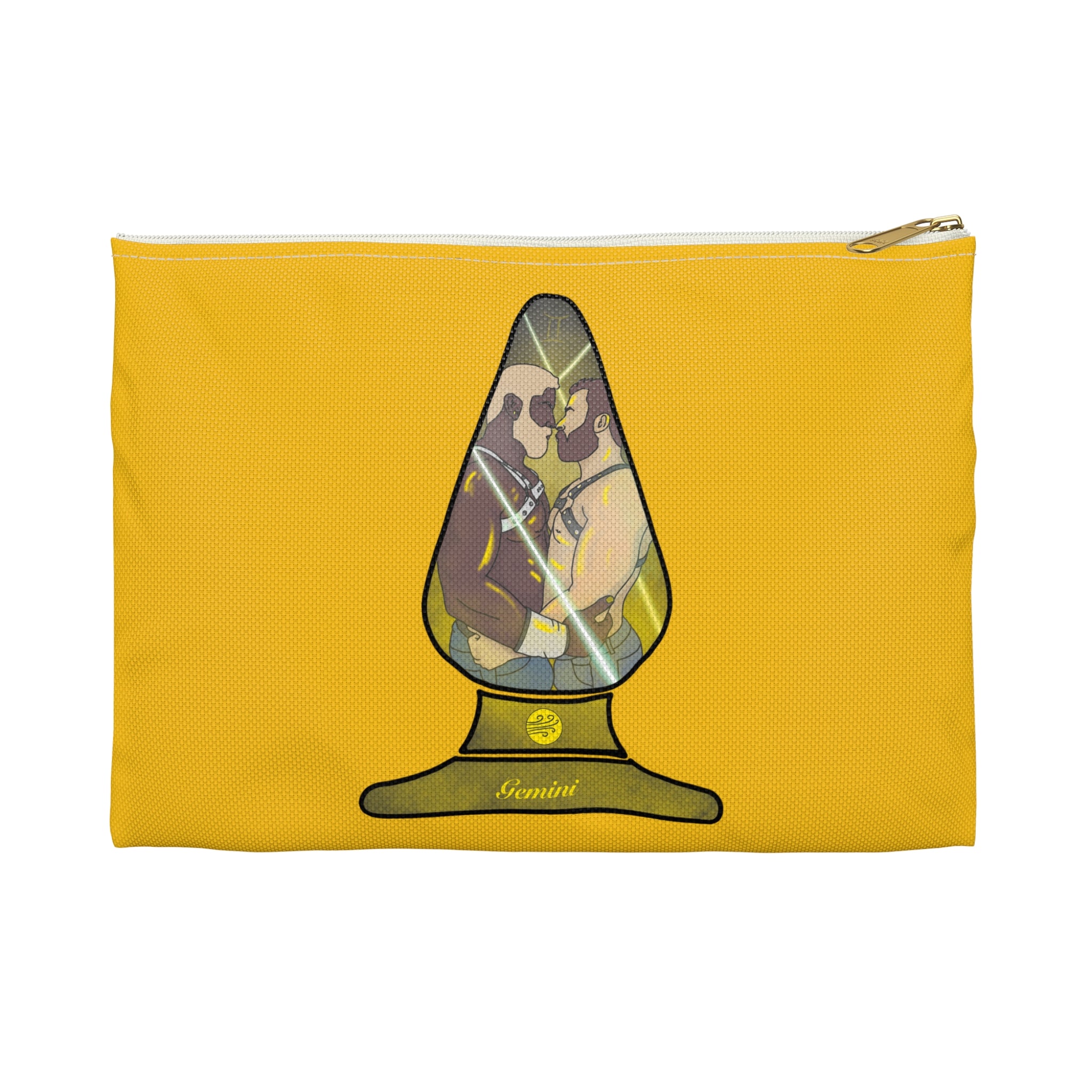 Zipper Gear Pouch - Zodiac Butt Plug: Gemini