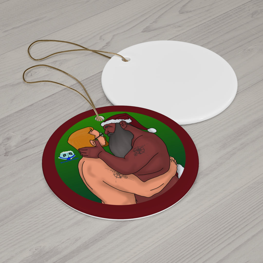 Ceramic Ornament - Mr. & Mr. Clause