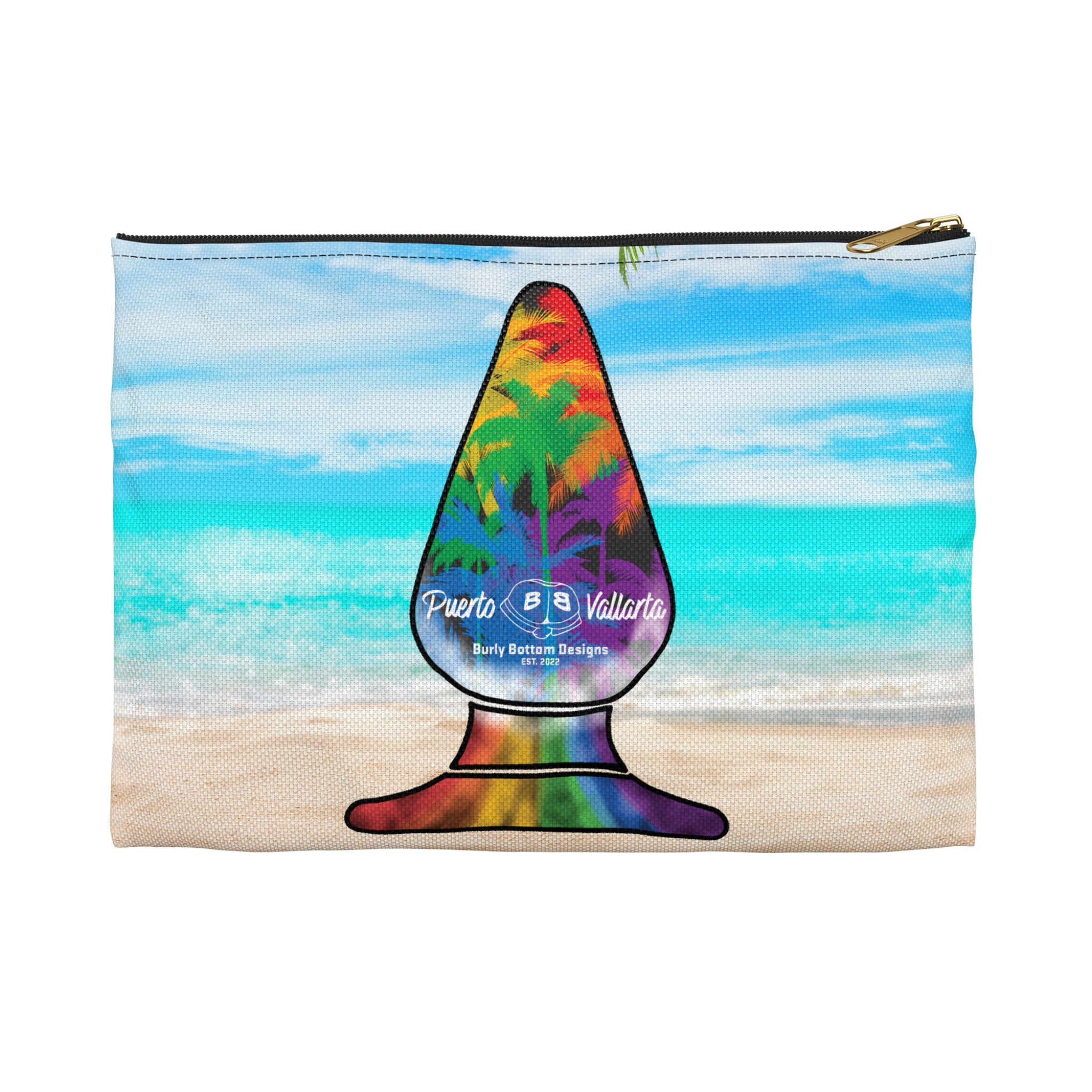 Zipper Gear Pouch - Pride in Paradise Butt Plug