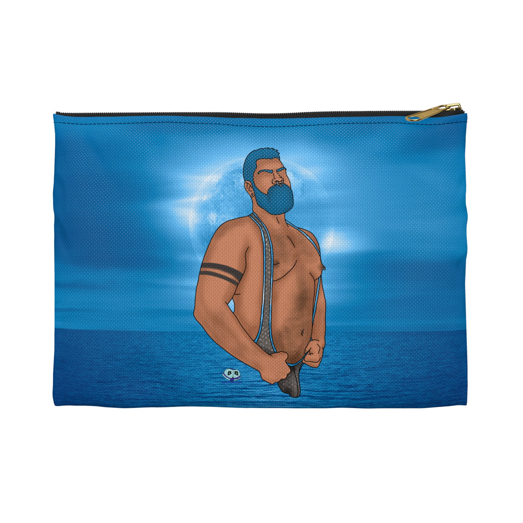 Zipper Gear Pouch - Big Blue