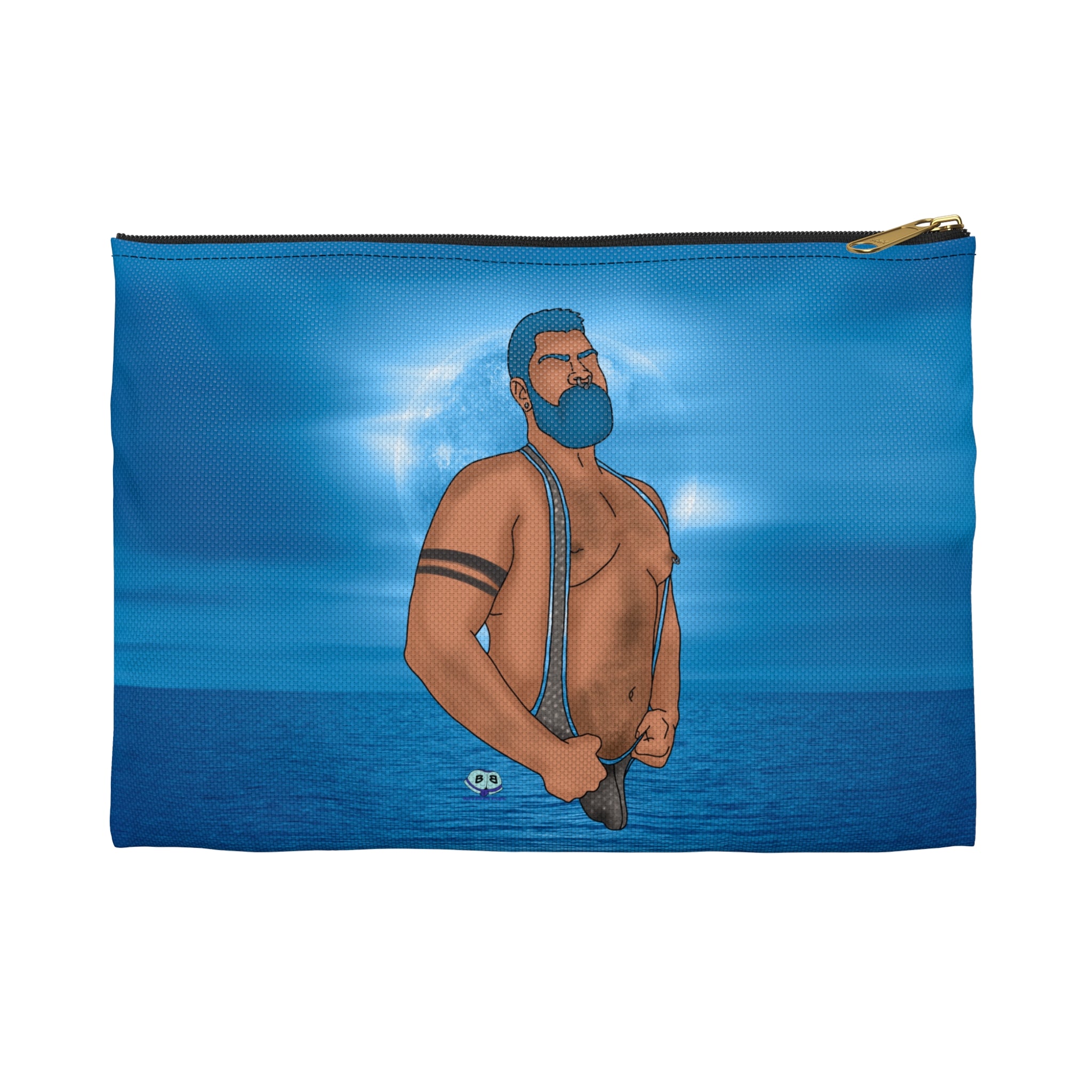 Zipper Gear Pouch - Big Blue