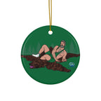 Ceramic Ornament - Bear Skin