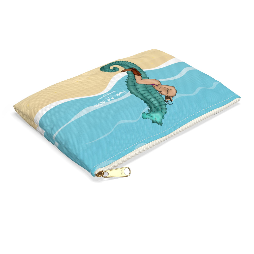 Zipper Gear Pouch - El Hombre Sobre El Caballito De Mar