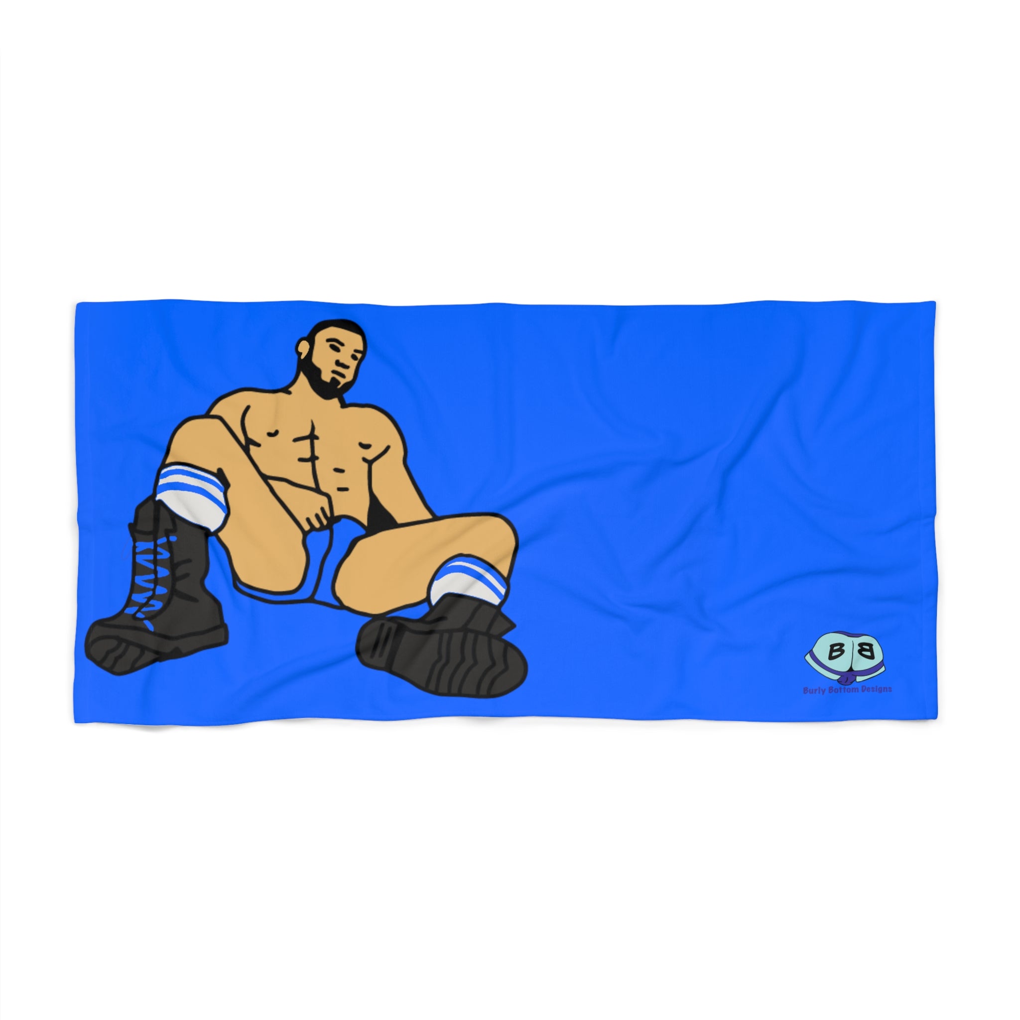 Beach Towel - Waiting in Boots