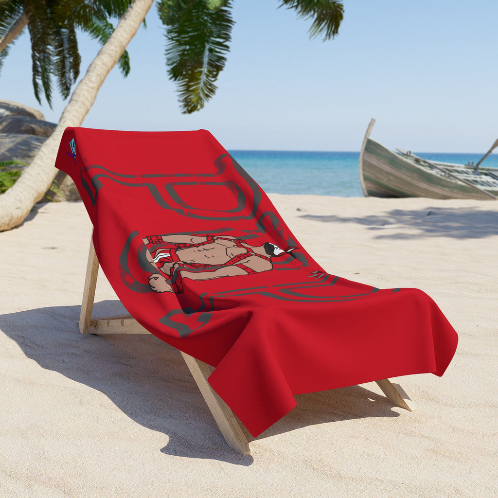 Beach Towel - Pup pop out