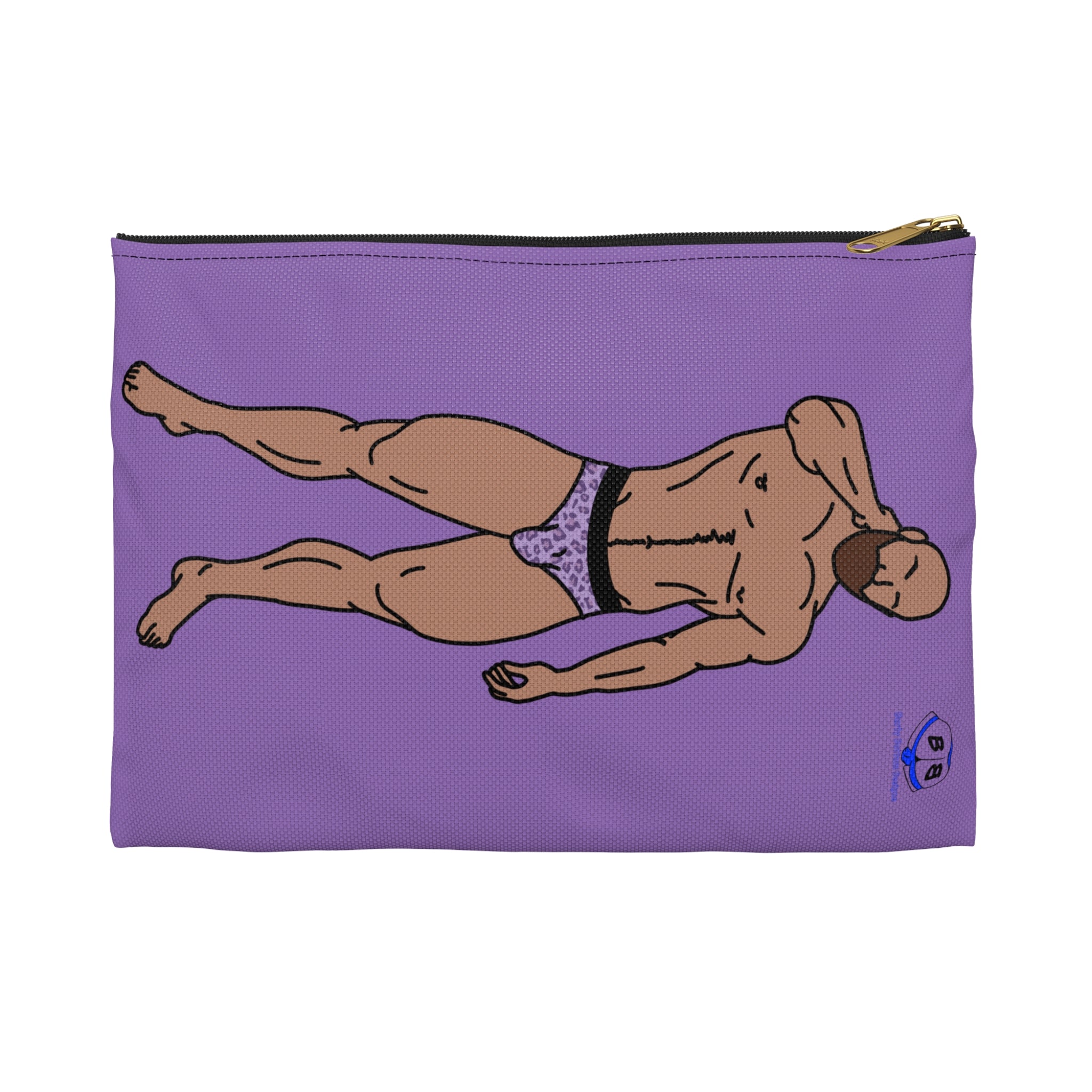 Zipper Gear Pouch - Leopard Print Briefs