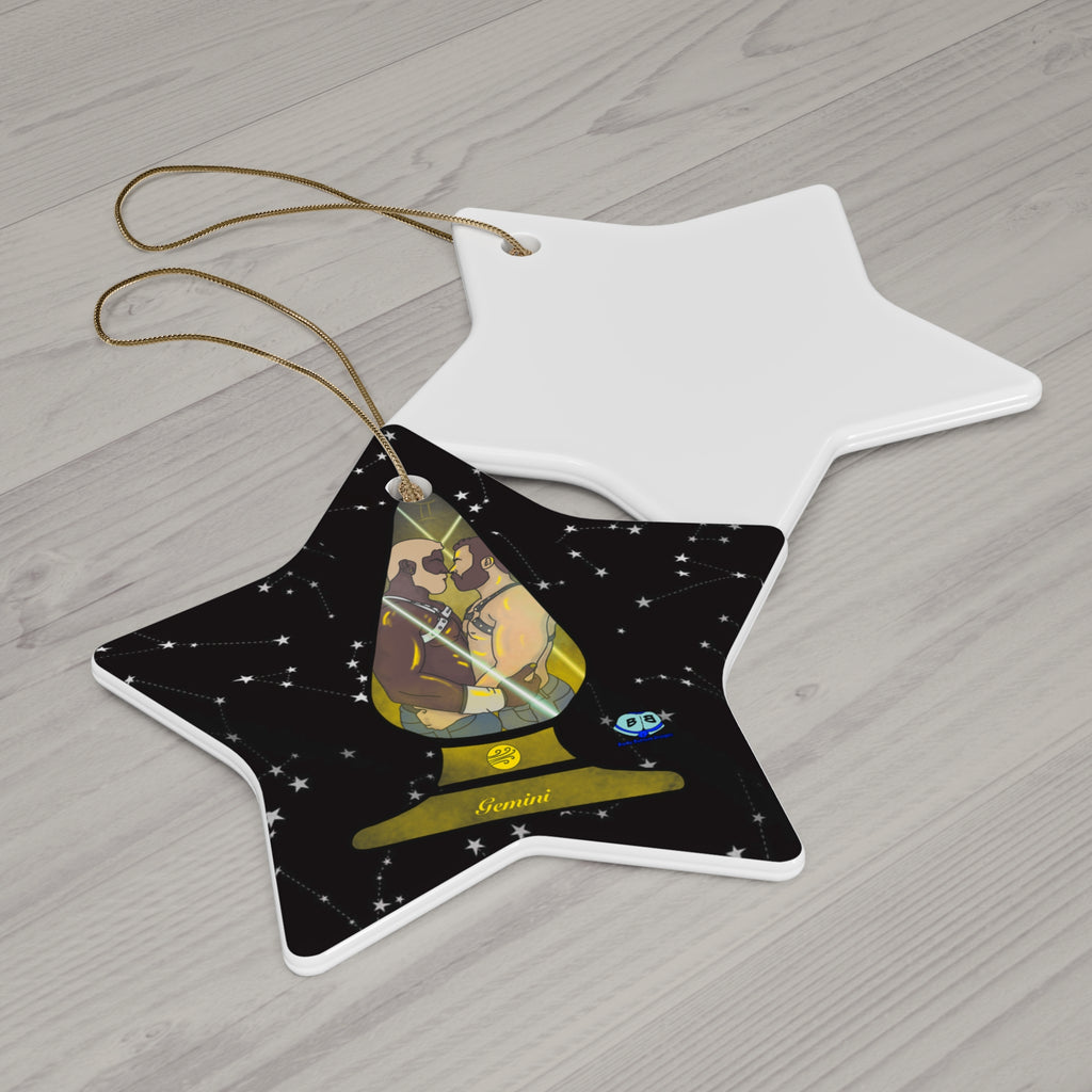 Ceramic Ornament - Zodiac Butt Plug: Gemini