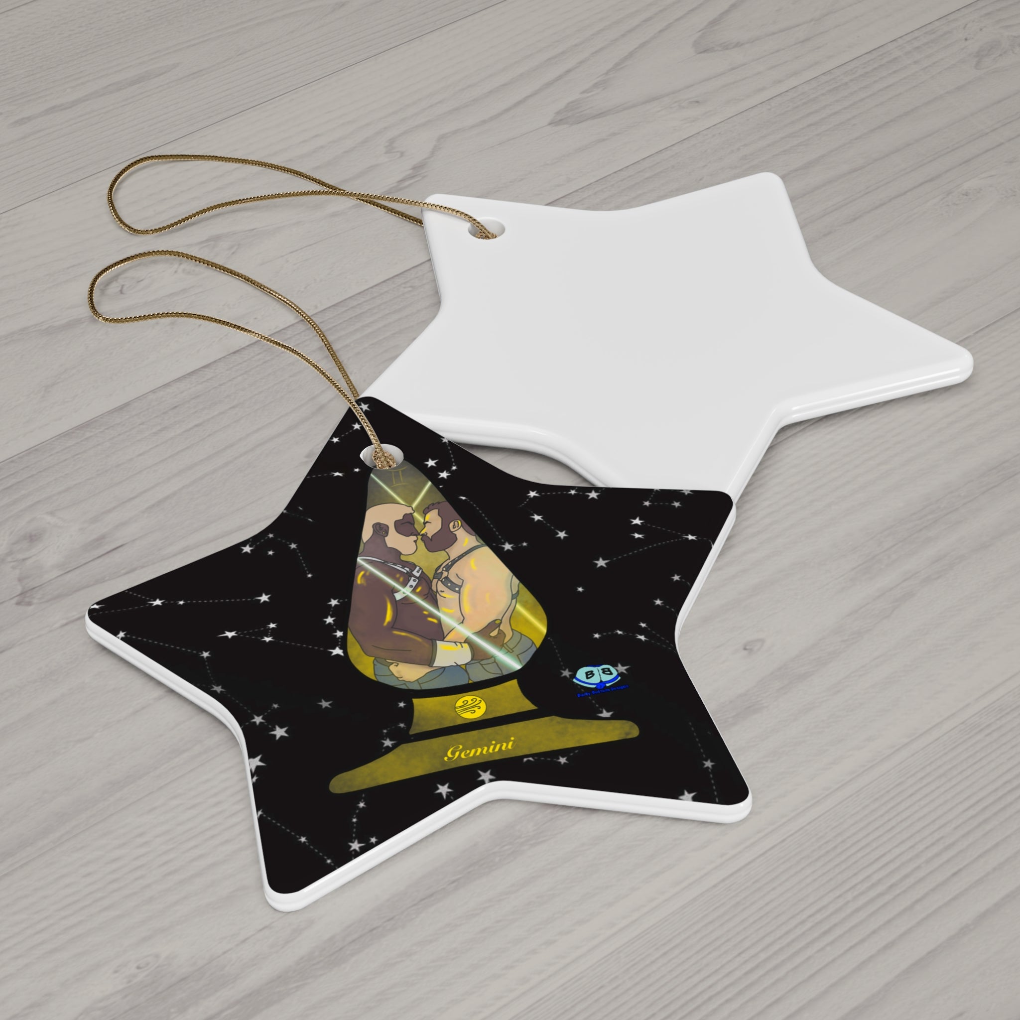 Ceramic Ornament - Zodiac Butt Plug: Gemini