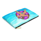 Zipper Gear Pouch - Peace, Love, and Doughnuts