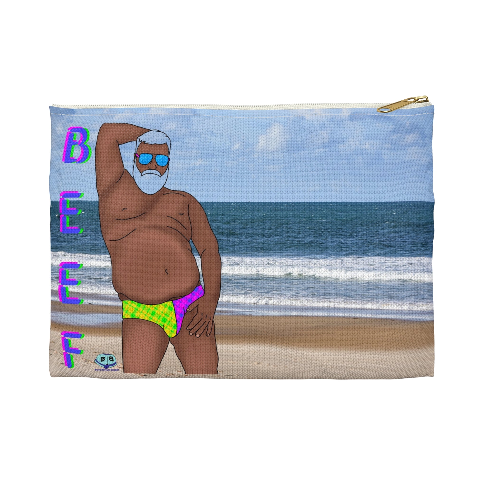 Zipper Gear Pouch - Beef