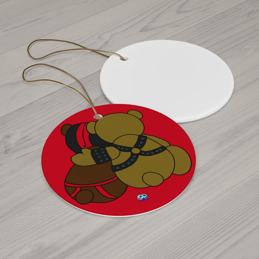 Ceramic Ornament - Bondage Bears