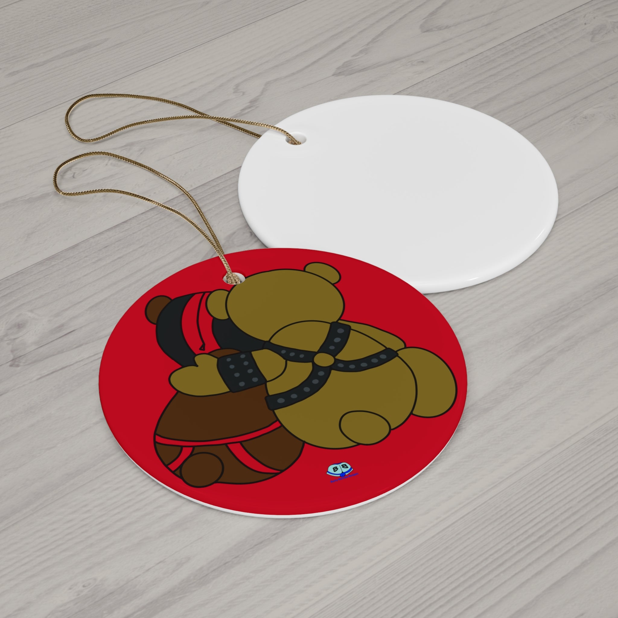 Ceramic Ornament - Bondage Bears