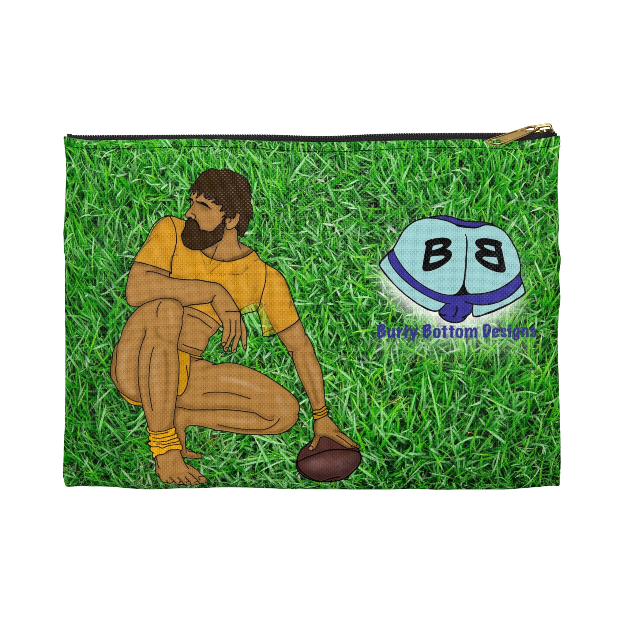 Zipper Gear Pouch - Tight End Zone