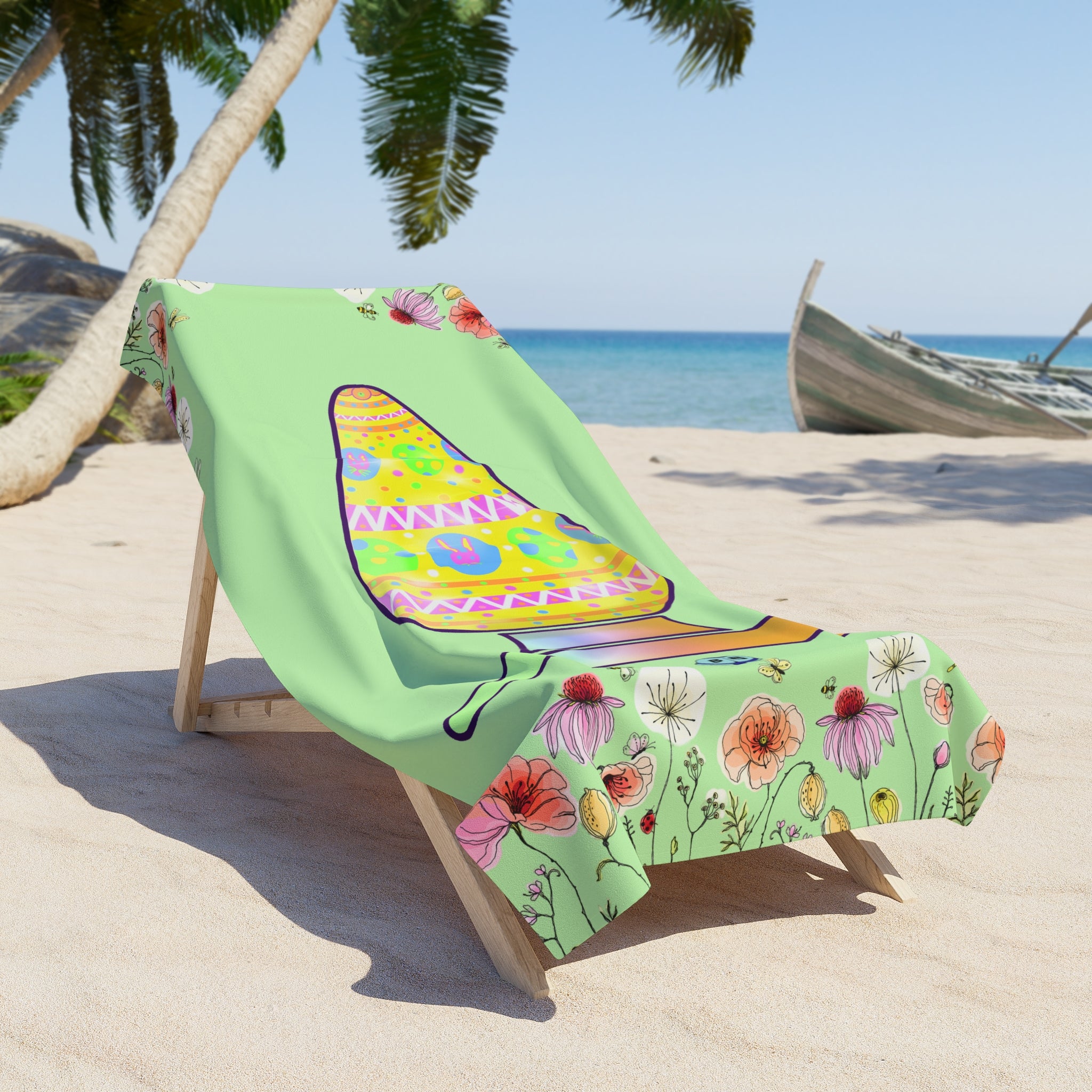 Beach Towel - Easter Egg Butt Plug