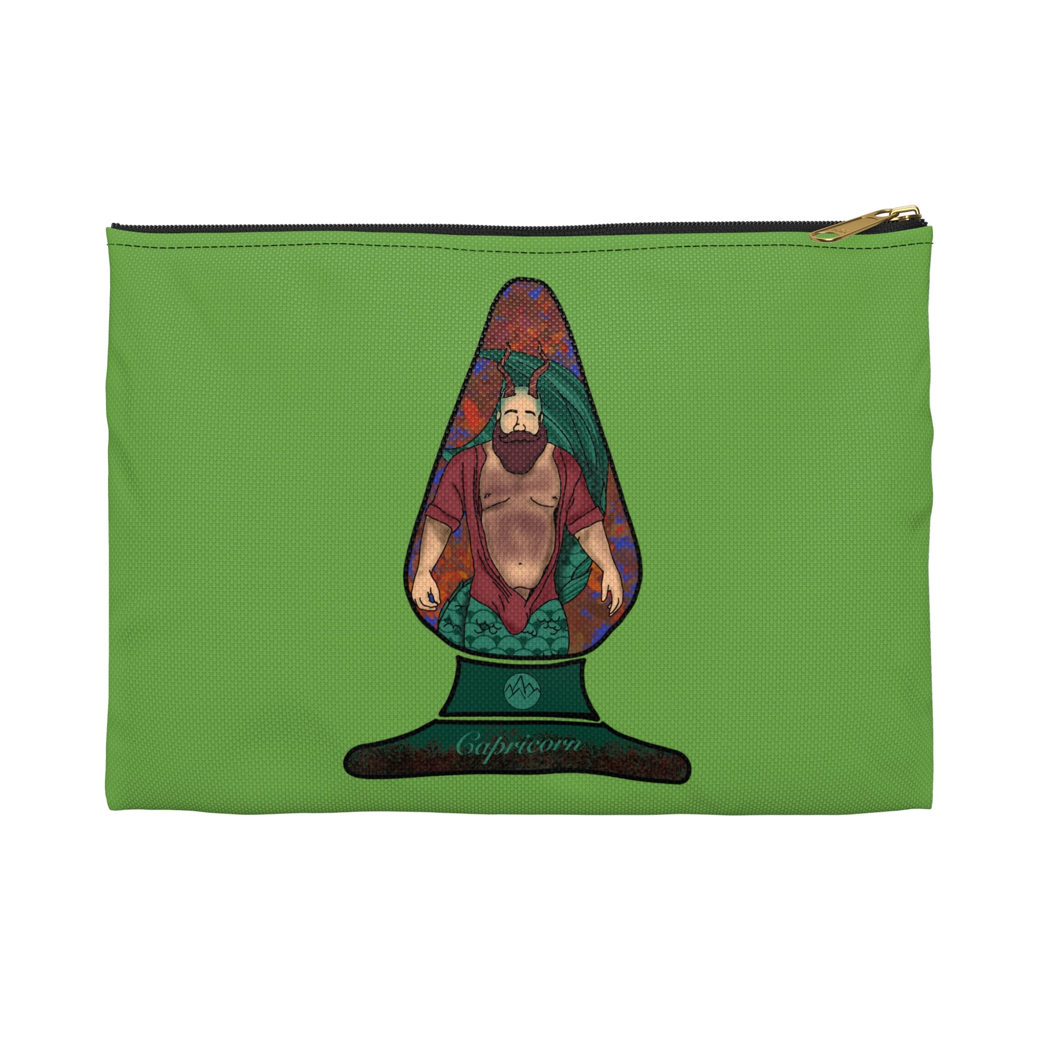 Zipper Gear Pouch - Zodiac Butt Plug: Capricorn